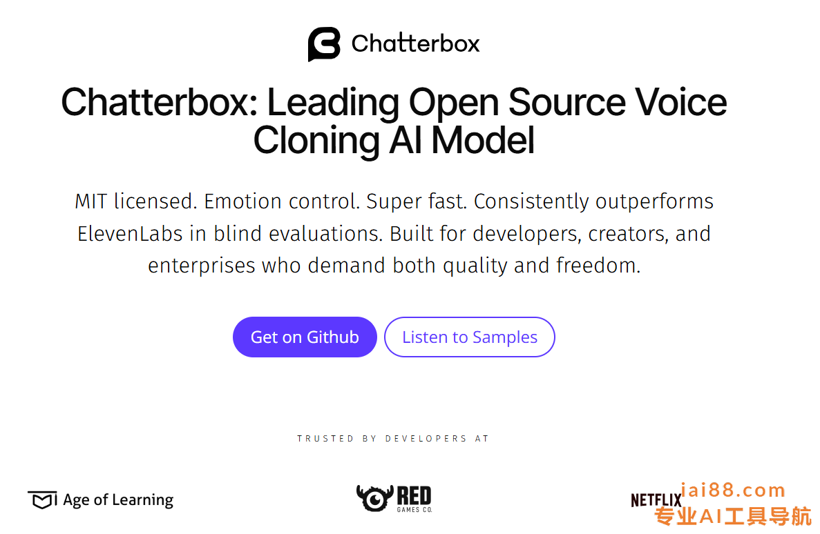 Chatterbox-TTS开源语音克隆